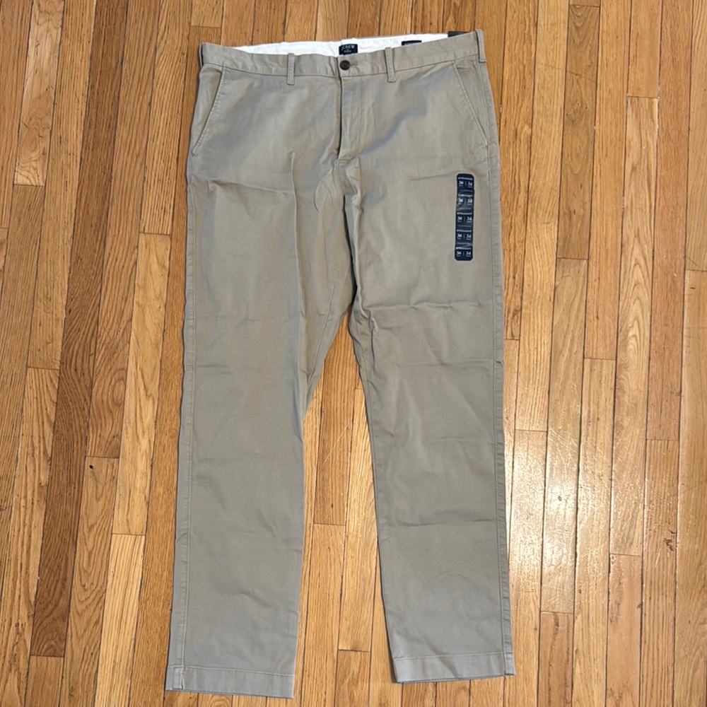 J. Crew Tan Chinos Classic Cotton-Blend
